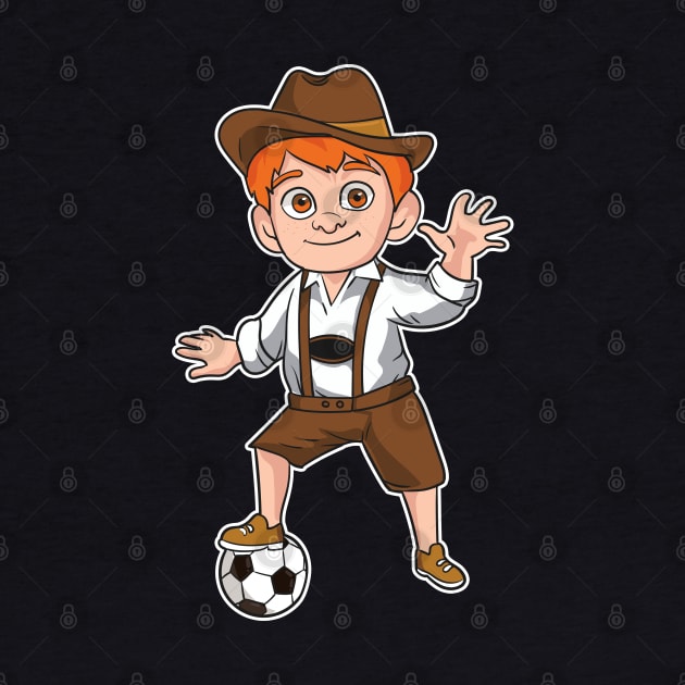 German Soccer Boy Germany Oktoberfest Futbol by E